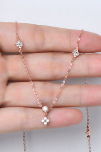 Moissanite 925 Sterling Silver Necklace Trandify Deal