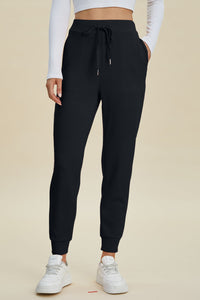 Basic Bae Full Size Air Scuba Drawstring High Waist Joggers Trandify Deal