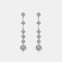 4 Carat Moissanite 925 Sterling Silver Earrings Trandify deal