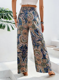 Printed Wide Leg Pants Trandify deal