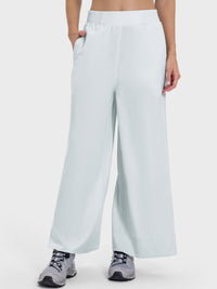Millennia Slit Wide Leg Active Pants Trandify deal