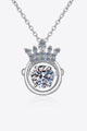 Moissanite 925 Sterling Silver Necklace – Elegant and timeless jewelry piece for women, perfect for both office and evening wear. Shop now at TrandifyDeal.