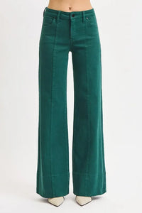 Plus Size Tummy Control Wide Leg Jeans for Women – Mid Rise & Comfort Fit