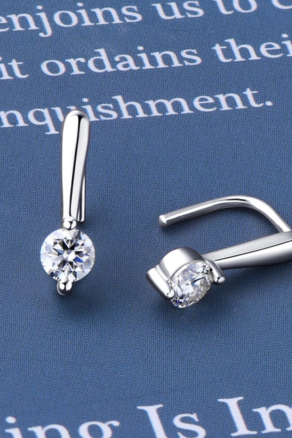 Moissanite 925 Sterling Silver Earrings Trandify Deal
