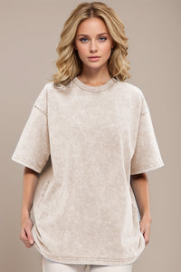 Basic Bae Round Neck Half Sleeve T-Shirt Trandify Deal