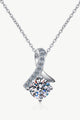 Unique and Chic Moissanite Pendant Necklace Trandify Deal