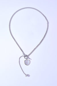 Titanium Steel Heart Necklace Trandify deal