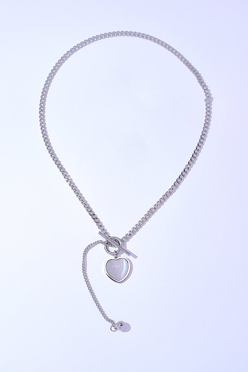 Titanium Steel Heart Necklace Trandify deal