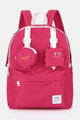 Himawari Waterproof Canvas Backpack Bag with Removable Coin Purse Trandify Deal