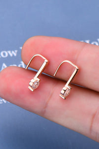 Moissanite 925 Sterling Silver Earrings Trandify Deal