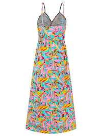 Twisted Printed V-Neck Cami Dress Trandify deal