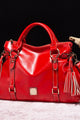 PU Leather Handbag with Tassels Trandify Deal