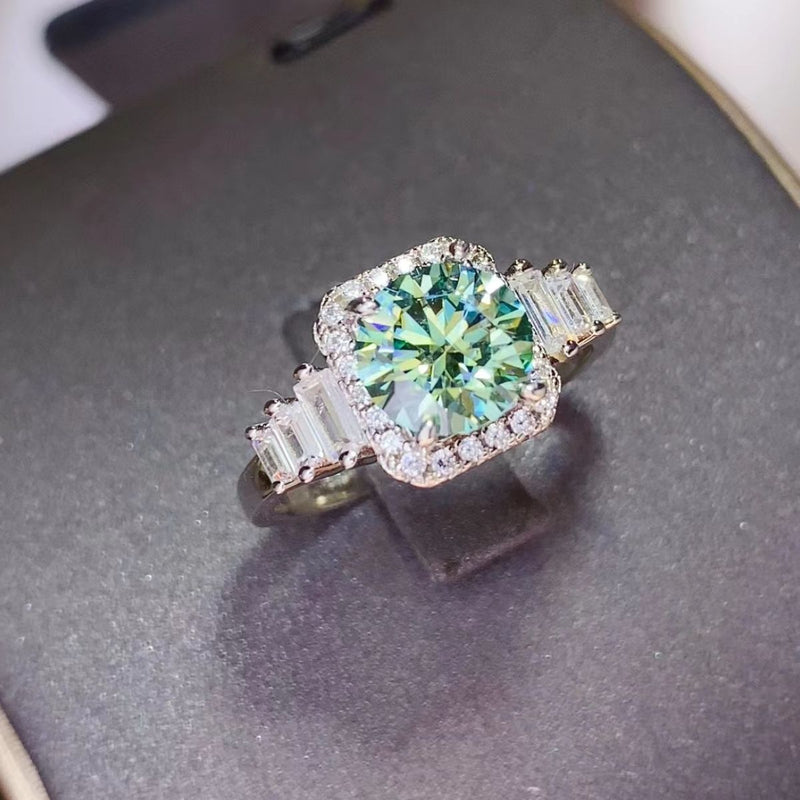 3 Carat Moissanite 925 Sterling Silver Ring Trandify Deal