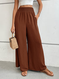 Perfee Wide Leg Pants with Pockets Trandify Deal