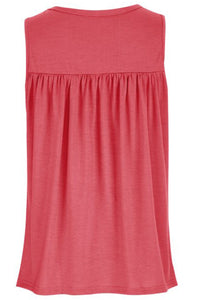 Lace Detail Round Neck Tank Trandify deal
