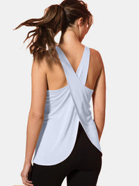 Crisscross Scoop Neck Active Tank Trandify deal