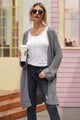 Open Front Long Sleeve Cardigan Trandify Deal