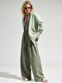 Textured Collared Neck Long Sleeve Shirt Trandify deal
