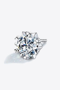 Stuck On You 4 Carat Moissanite Stud Earrings Trandify Deal