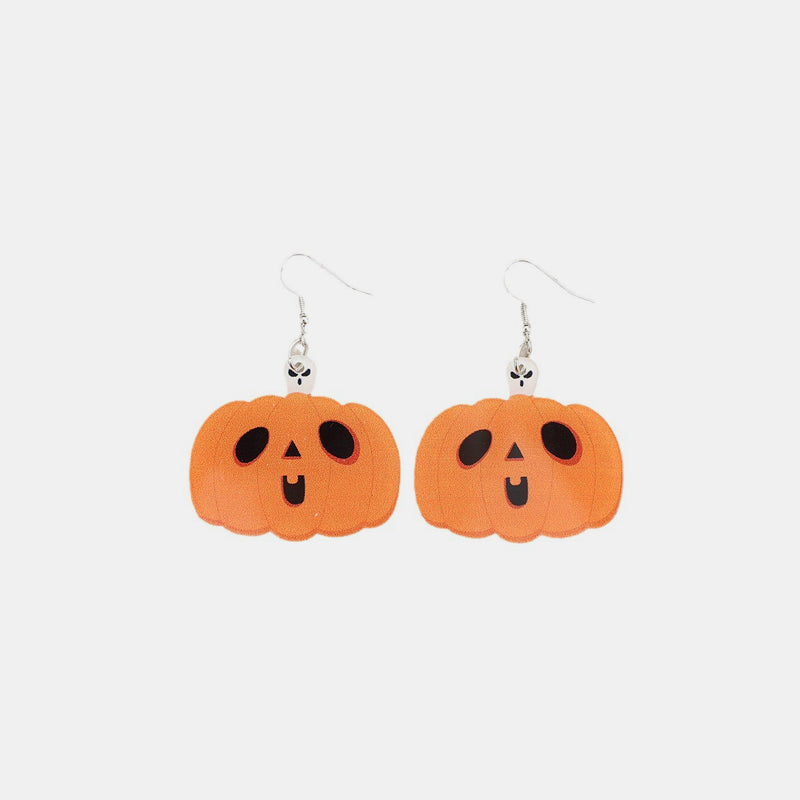Acrylic Alloy Pumpkin Shape Earrings Trandify Deal