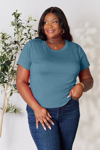 Basic Bae Full Size Round Neck Short Sleeve T-Shirt Trandify deal