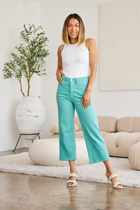RFM Full Size Tummy Control High Waist Raw Hem Jeans Trandify deal