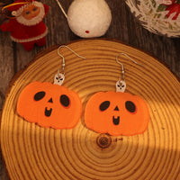 Acrylic Alloy Pumpkin Shape Earrings Trandify Deal