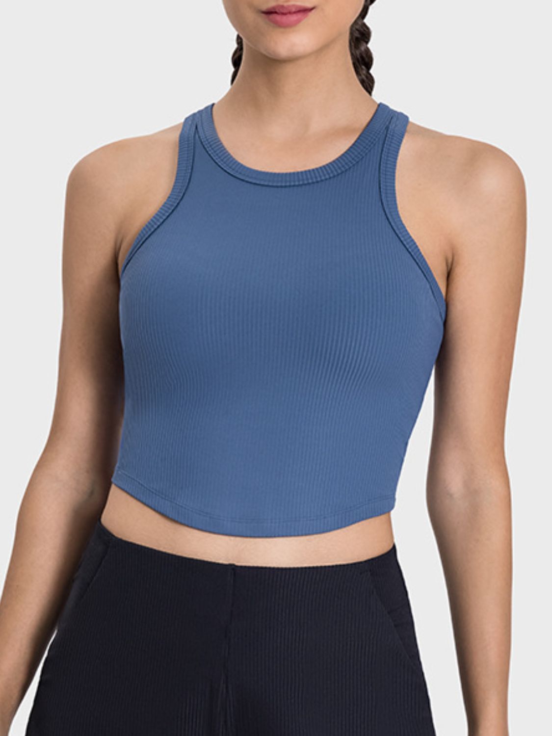 Millennia Round Neck Racerback Active Tank Trandify deal