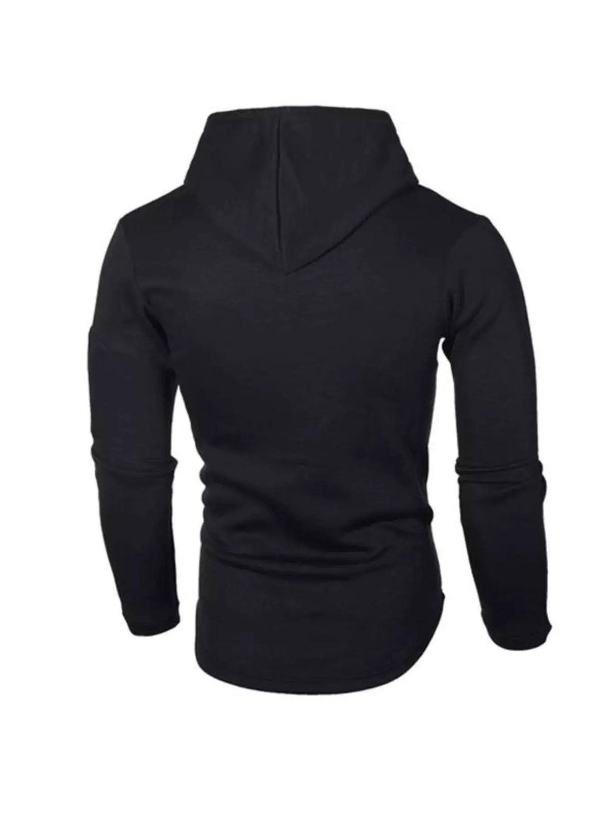 Men's Plus Size Slim Fit Hoodie | Long Sleeve Cotton Blend Pullover