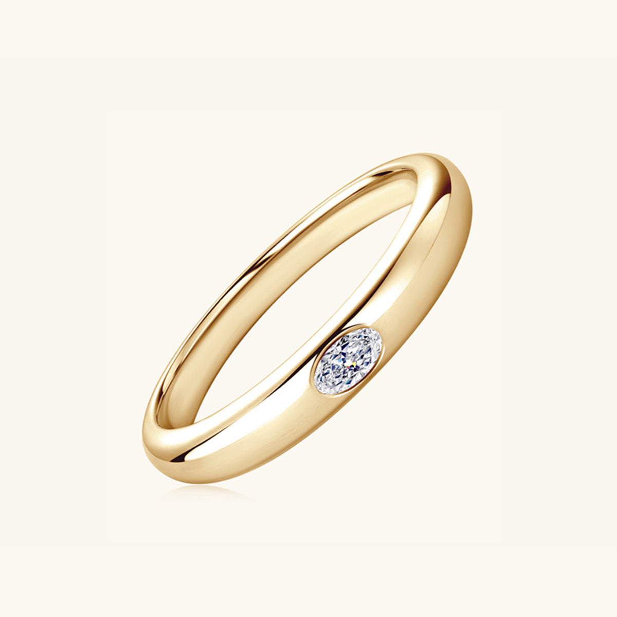 925 Sterling Silver Inlaid Moissanite Ring Trandify Deal