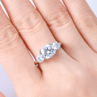 3.5 Carat Moissanite 925 Sterling Silver Ring Trandify Deal