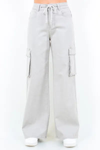 Plus Size Women’s Wide Leg Cargo Pants - Trandify Deal