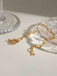 18K Gold-Plated Stainless Steel Chain Bracelet Trandify Deal