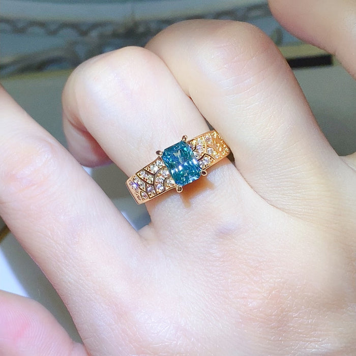 1 Carat Moissanite 925 Sterling Silver Ring Trandify Deal