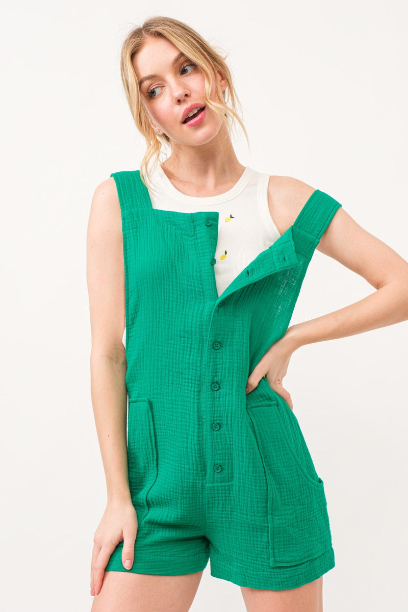 Chic Adjustable Back Romper for Women – Casual & Stylish | TrandifyDeal