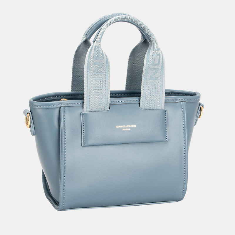 David Jones Small Handbag with Embossed Pattern Handles Trandify Deal