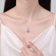 1 Carat Moissanite Zircon 925 Sterling Silver Necklace Trandify Deal
