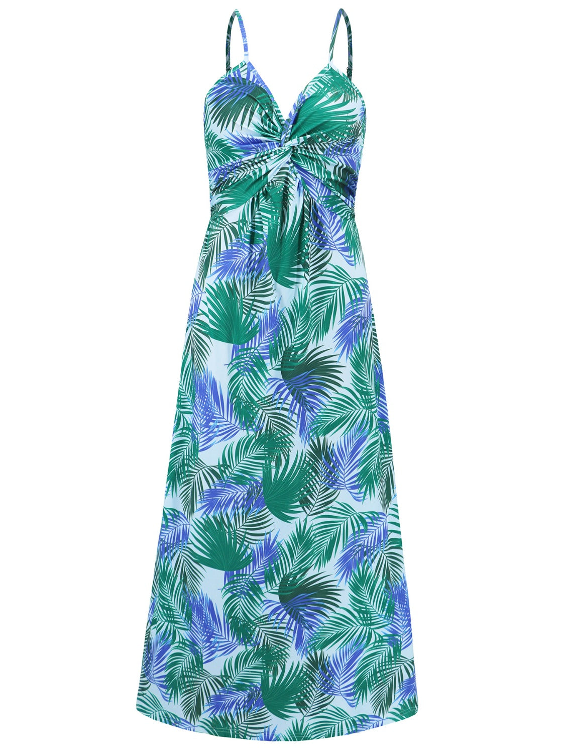 Twisted Printed V-Neck Cami Dress Trandify deal