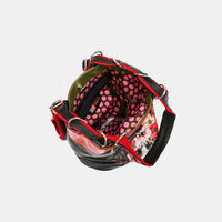 Nicole Lee USA Flower Pattern Adjustable Strap Backpack Bag Trandify Deal
