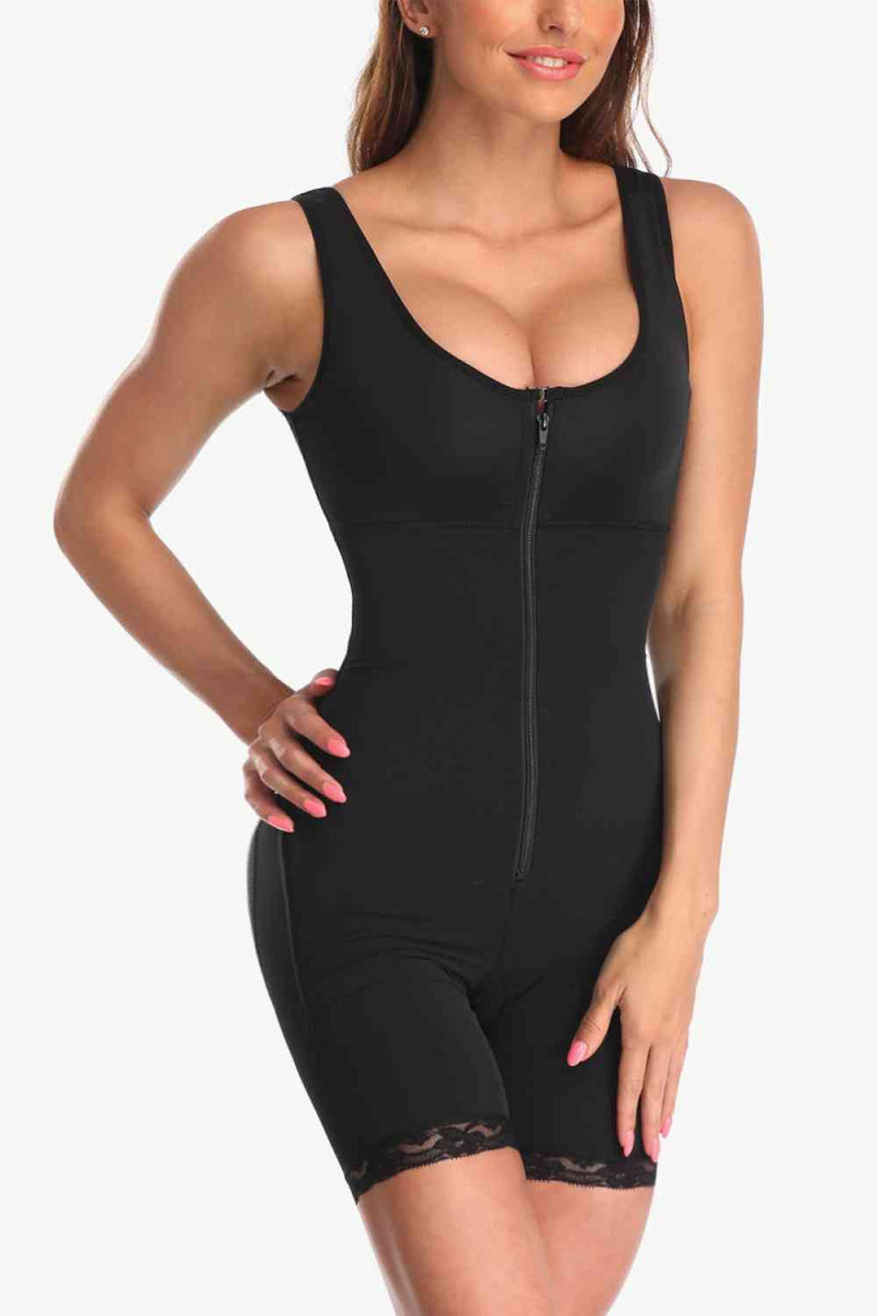 Full Zip-Up Lace Shapewear for Women – TrandifyDeal