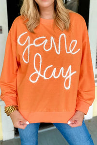 Round Neck Long Sleeve Sweatshirt Trandify Deal