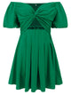 Cutout Twisted Off-Shoulder Short Sleeve Dress Trandify deal