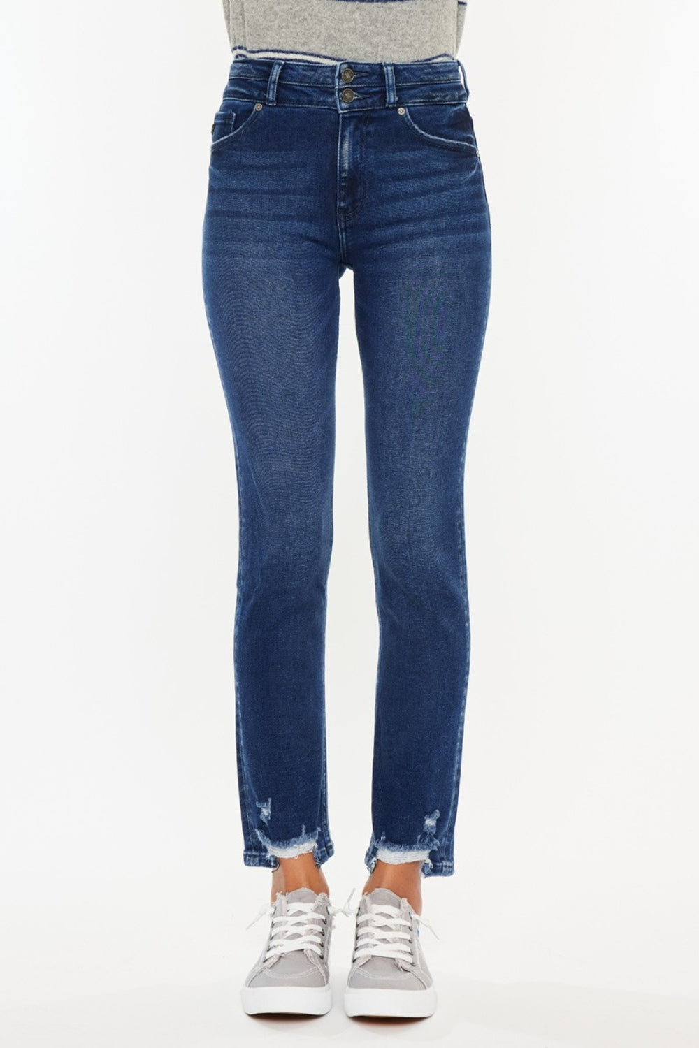 Kancan High Rise Slim Straight Jeans Trandify deal