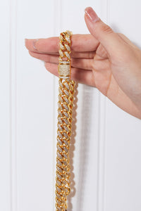 Brass Curb Chain Necklace Trandify Deal