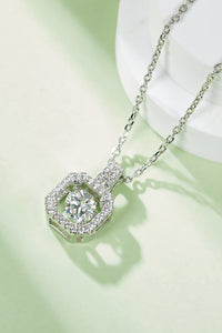 Adored Moissanite 925 Sterling Silver Necklace Trandify Deal