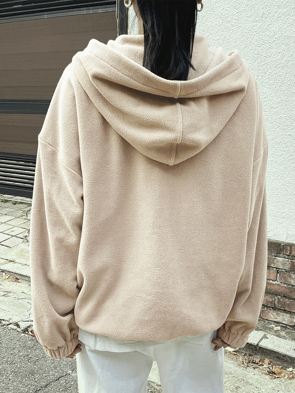 Mountain Quarter Zip Long Sleeve Hoodie Trandify Deal