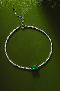 Adored 1 Carat Lab-Grown Emerald Bracelet Trandify Deal