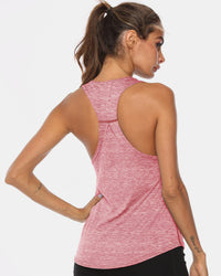 Full Size Scoop Neck Wide Strap Active Tank Trandify deal