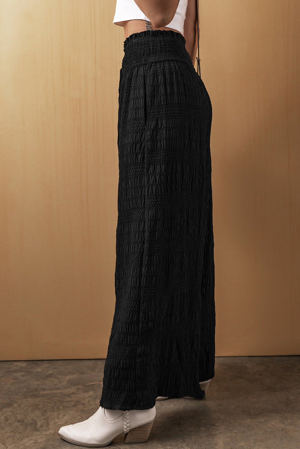 Tied Wide Leg Pants Trandify Deal