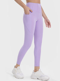 Millennia Pocketed High Waist Active Leggings Trandify deal